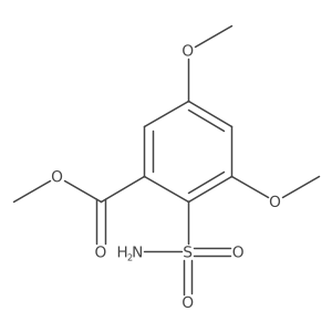 Methyl 3,5-dimethoxy-2-sulfamoylbenzoate Structure