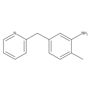 2-Methyl-5-[(pyridin-2-yl)methyl]aniline结构式