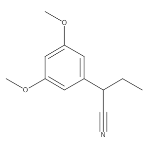 2-(3,5-Dimethoxyphenyl)butanenitrile Structure