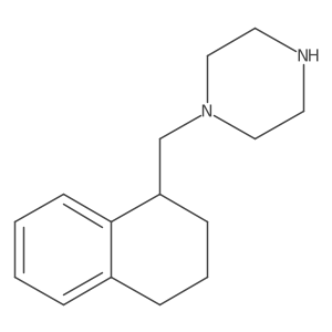 1-((1,2,3,4-Tetrahydronaphthalen-1-yl)methyl)piperazine Structure