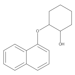 (1S,2S)-2-(naphthalen-1-yloxy)cyclohexan-1-ol Structure