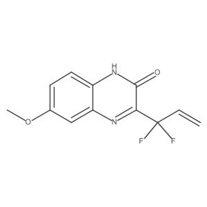 3-(1,1-Difluoroallyl)-6-methoxyquinoxalin-2-ol结构式