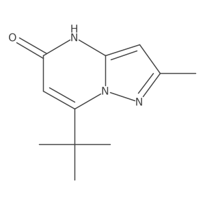 7-Tert-butyl-2-methylpyrazolo[1,5-a]pyrimidin-5-ol Structure