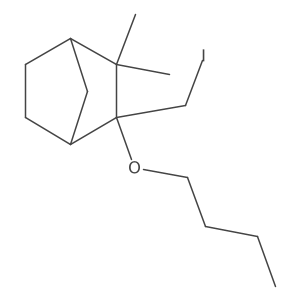 2-Butoxy-2-(iodomethyl)-3,3-dimethylbicyclo[2.2.1]heptane Structure