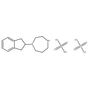 1-(2,3-Dihydro-1H-inden-2-yl)-1,4-diazepane disulfate Structure