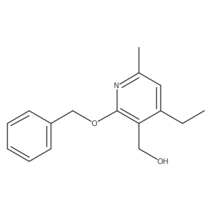 [2-(Benzyloxy)-4-ethyl-6-methylpyridin-3-yl]methanol结构式