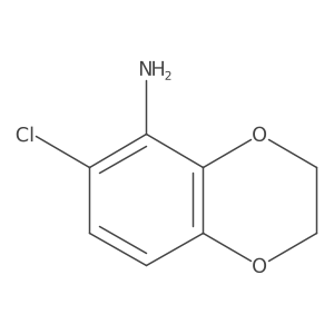 6-Chloro-2,3-dihydro-1,4-benzodioxin-5-amine Structure