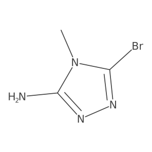 5-Bromo-4-methyl-4H-1,2,4-triazol-3-amine Structure