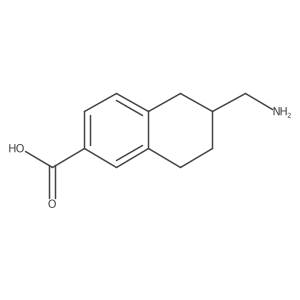 6-(Aminomethyl)-5,6,7,8-tetrahydronaphthalene-2-carboxylic acid Structure