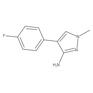4-(4-Fluorophenyl)-1-methyl-1H-pyrazol-3-amine Structure