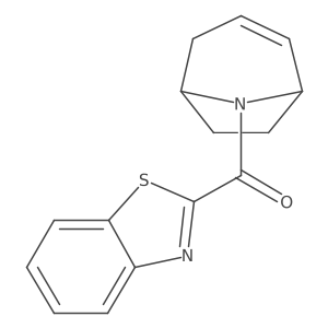 benzo[d]thiazol-2-yl((1R,5S)-8-azabicyclo[3.2.1]oct-2-en-8-yl)methanone Structure