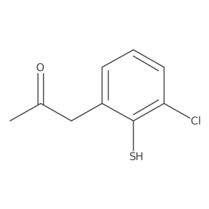 1-(3-Chloro-2-mercaptophenyl)propan-2-one结构式