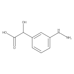 (3-(Carboxy(hydroxy)methyl)phenyl)hydrazine Structure