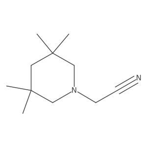 2-(3,3,5,5-Tetramethylpiperidin-1-yl)acetonitrile Structure
