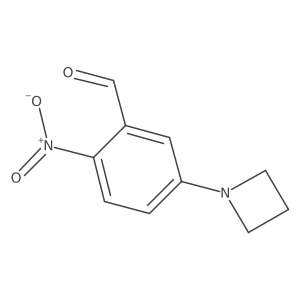 5-(Azetidin-1-yl)-2-nitrobenzaldehyde Structure