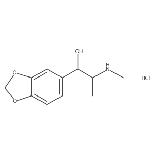 3,4-Methylenedioxy ephedrine hydrochloride (1:1) Structure