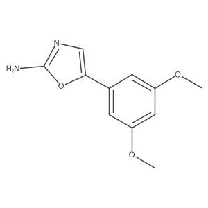 5-(3,5-Dimethoxyphenyl)-1,3-oxazol-2-amine Structure