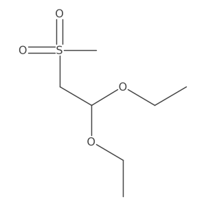 1,1-Diethoxy-2-methanesulfonylethane结构式
