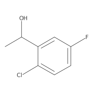 (R)-1-(2-Chloro-5-fluorophenyl)ethanol结构式