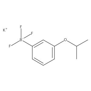 Potassium trifluoro(3-isopropoxyphenyl)borate结构式