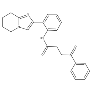 4-oxo-4-phenyl-N-(2-(5,6,7,8-tetrahydroimidazo[1,2-a]pyridin-2-yl)phenyl)butanamide Structure