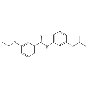 N-[3-(difluoromethoxy)phenyl]-6-ethoxypyrimidine-4-carboxamide Structure
