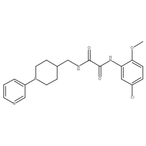 N1-(5-chloro-2-methoxyphenyl)-N2-((1-(pyridin-3-yl)piperidin-4-yl)methyl)oxalamide Structure