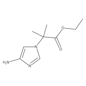 ethyl 2-(4-amino-1H-imidazol-1-yl)-2-methylpropanoate Structure