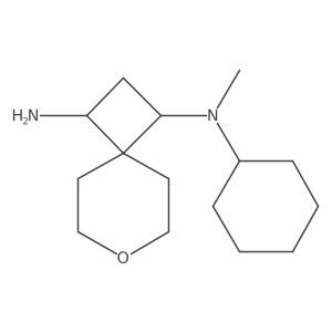 N1-cyclohexyl-N1-methyl-7-oxaspiro[3.5]nonane-1,3-diamine Structure