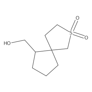 6-(Hydroxymethyl)-2lambda6-thiaspiro[4.4]nonane-2,2-dione Structure