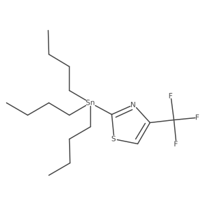 2-(Tributylstannyl)-4-(trifluoromethyl)thiazole Structure