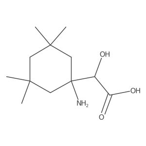 2-(1-Amino-3,3,5,5-tetramethylcyclohexyl)-2-hydroxyacetic acid Structure