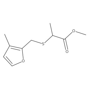 Methyl 2-{[(3-methylfuran-2-yl)methyl]sulfanyl}propanoate Structure