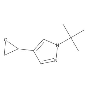 1-tert-butyl-4-[(2S)-oxiran-2-yl]-1H-pyrazole结构式