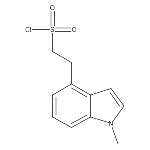 2-(1-methyl-1H-indol-4-yl)ethane-1-sulfonyl chloride Structure