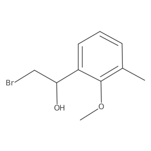 2-Bromo-1-(2-methoxy-3-methylphenyl)ethan-1-ol Structure