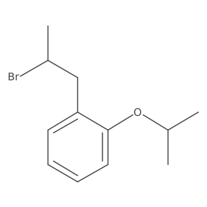 1-(2-Bromopropyl)-2-(propan-2-yloxy)benzene结构式