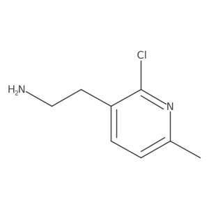 2-(2-Chloro-6-methylpyridin-3-yl)ethan-1-amine结构式