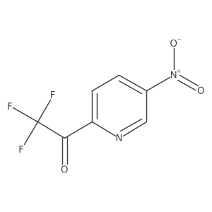 2,2,2-Trifluoro-1-(5-nitropyridin-2-yl)ethan-1-one Structure