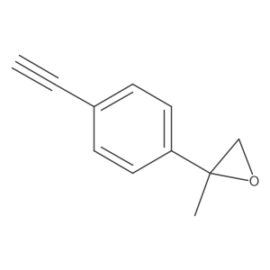 2-(4-Ethynylphenyl)-2-methyloxirane Structure