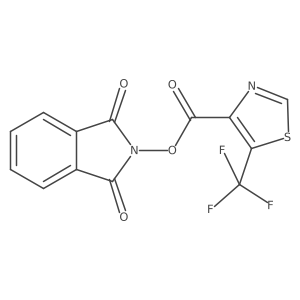 1,3-dioxo-2,3-dihydro-1H-isoindol-2-yl 5-(trifluoromethyl)-1,3-thiazole-4-carboxylate结构式