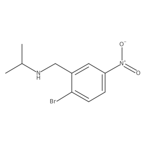 (2-Bromo-5-nitro-benzyl)-isopropyl-amine Structure