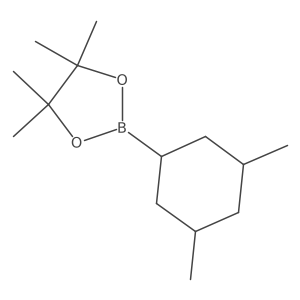2-(3,5-Dimethylcyclohexyl)-4,4,5,5-tetramethyl-1,3,2-dioxaborolane结构式