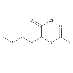 2-(N-methylacetamido)-4-(methylsulfanyl)butanoic acid结构式