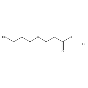 Lithium;3-(3-hydroxypropoxy)propanoate结构式