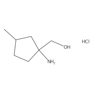 (1-Amino-3-methylcyclopentyl)methanol;hydrochloride结构式