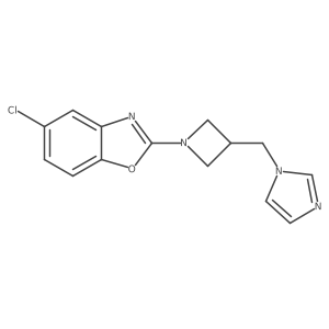 5-chloro-2-{3-[(1H-imidazol-1-yl)methyl]azetidin-1-yl}-1,3-benzoxazole Structure