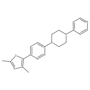 3-(2,4-Dimethyl-1,3-thiazol-5-yl)-6-[4-(pyrimidin-4-yl)piperazin-1-yl]pyridazine Structure