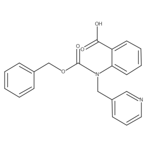 2-{[(Benzyloxy)carbonyl][(pyridin-3-yl)methyl]amino}benzoic acid Structure