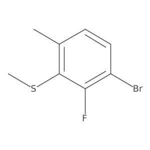 (3-Bromo-2-fluoro-6-methylphenyl)(methyl)sulfane Structure